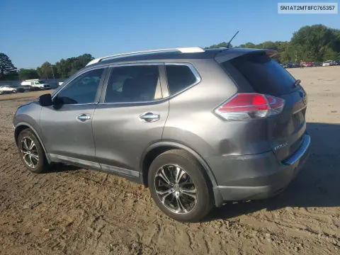 2015 Nissan Rogue Sl VIN 5N1AT2MT8FC765357 фото 2