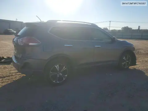 2015 Nissan Rogue Sl VIN 5N1AT2MT8FC765357 фото 3