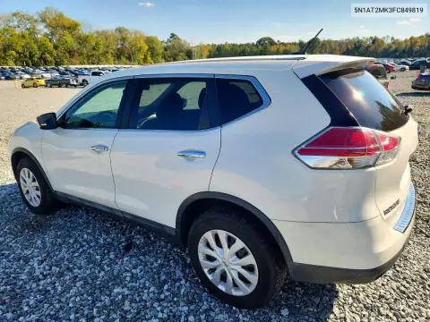 5N1AT2MK3FC849819 — 2015 Nissan Rogue, фото 2 с аукциона Copart, Передняя часть