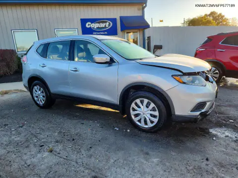 2015 Nissan Rogue S VIN KNMAT2MV6FP577189 фото 4