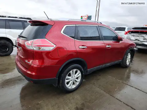 2015 Nissan Rogue Sv VIN 5N1AT2MK5FC796993 фото 3