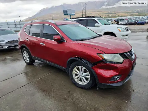 2015 Nissan Rogue Sv VIN 5N1AT2MK5FC796993 фото 4