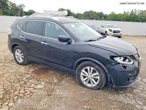 2016 Nissan Rogue Sv VIN KNMAT2MV3GP731598 фото 4