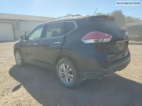 2016 Nissan Rogue S VIN 5N1AT2MM1GC735238 фото 2