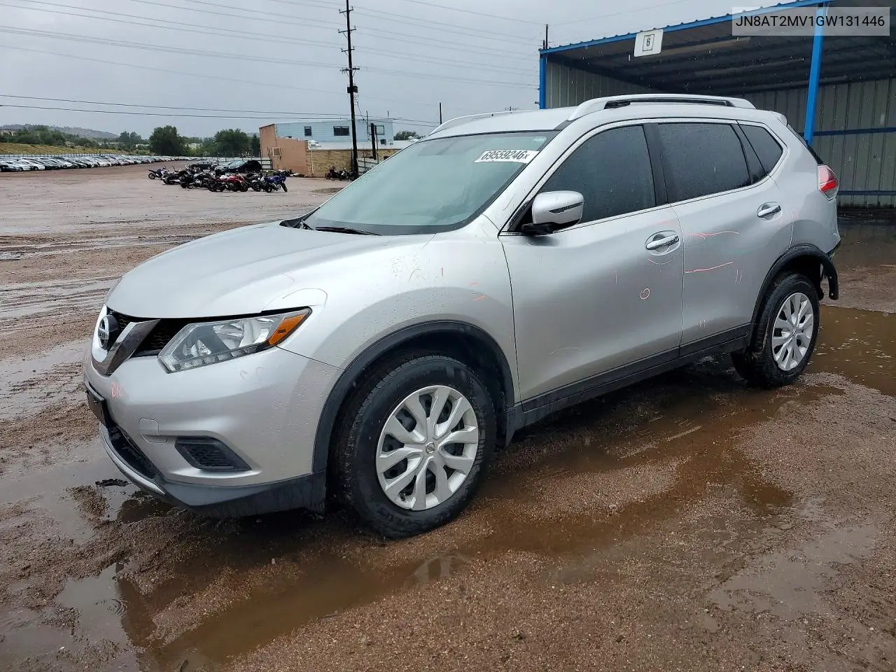 2016 Nissan Rogue S VIN JN8AT2MV1GW131446 фото 1