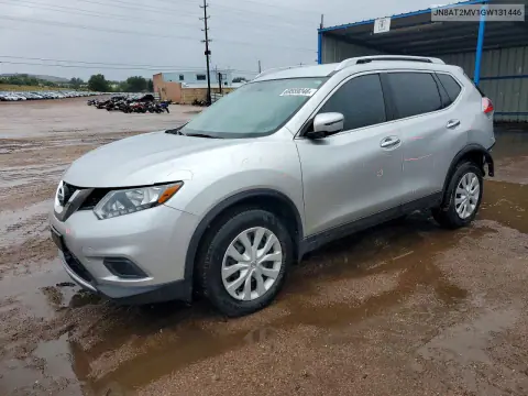 JN8AT2MV1GW131446 — 2016 Nissan Rogue, Задняя часть, фото до ремонта