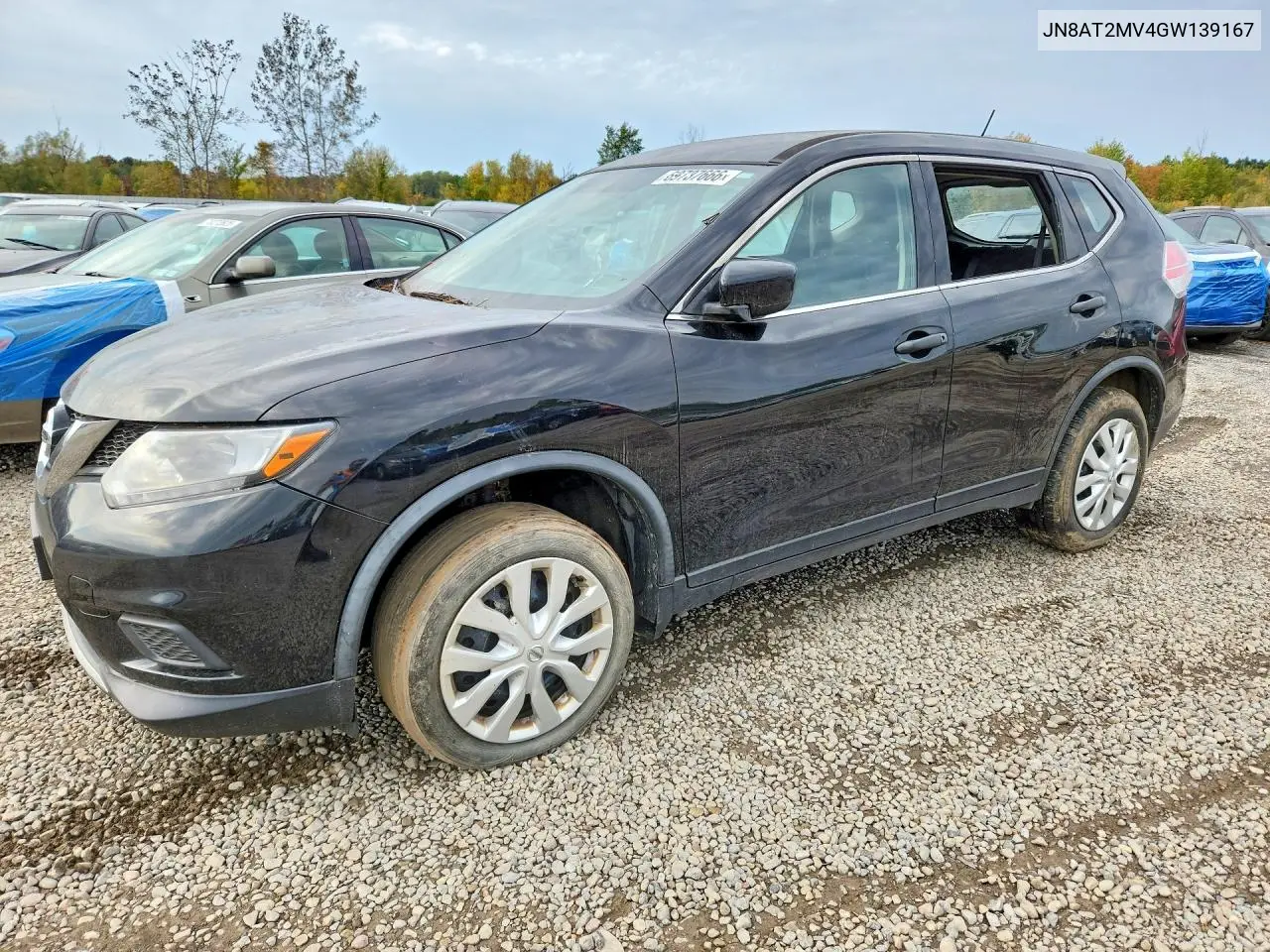 2016 Nissan Rogue S VIN JN8AT2MV4GW139167 фото 1