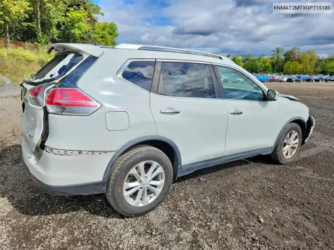 2016 Nissan Rogue Sv VIN KNMAT2MTXGP715185 фото 3
