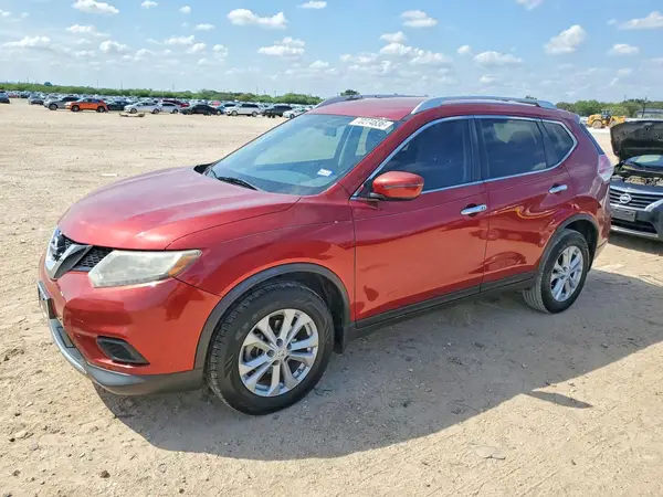 KNMAT2MT8GP645329 — 2016 Nissan Rogue, Град (Hail), фото до ремонта