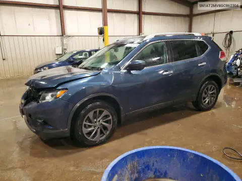 5N1AT2MV8GC862304 — 2016 Nissan Rogue, Передняя часть, фото до ремонта