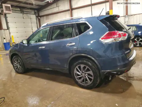 2016 Nissan Rogue Sl VIN 5N1AT2MV8GC862304 фото 2