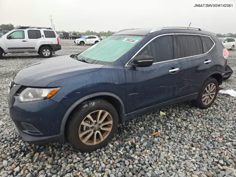 JN8AT2MV3GW142061 — 2016 Nissan Rogue, Задняя часть, фото до ремонта