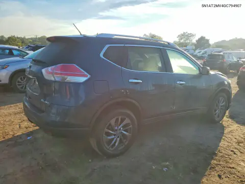 2016 Nissan Rogue Sl VIN 5N1AT2MV4GC794907 фото 3