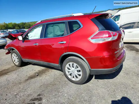 2016 Nissan Rogue S VIN KNMAT2MV2GP647529 фото 2