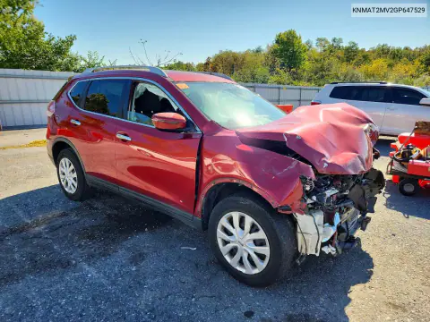 2016 Nissan Rogue S VIN KNMAT2MV2GP647529 фото 4