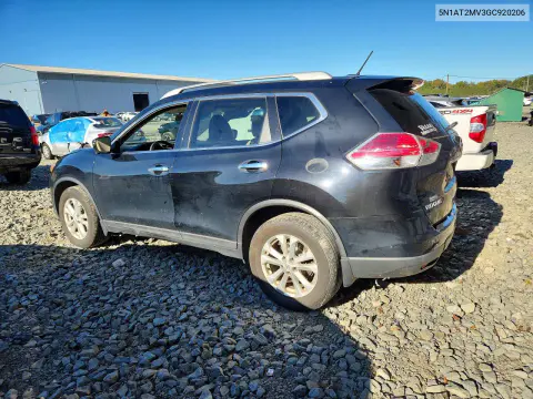 2016 Nissan Rogue Sv VIN 5N1AT2MV3GC920206 фото 2