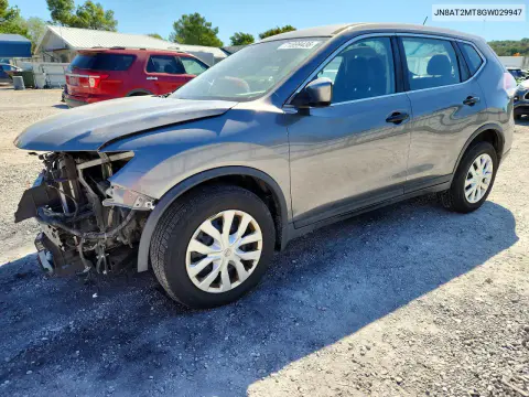 JN8AT2MT8GW029947 — 2016 Nissan Rogue, Передняя часть, фото до ремонта
