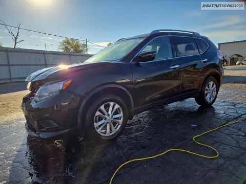 JN8AT2MT6GW024293 — 2016 Nissan Rogue, Передняя часть, фото до ремонта