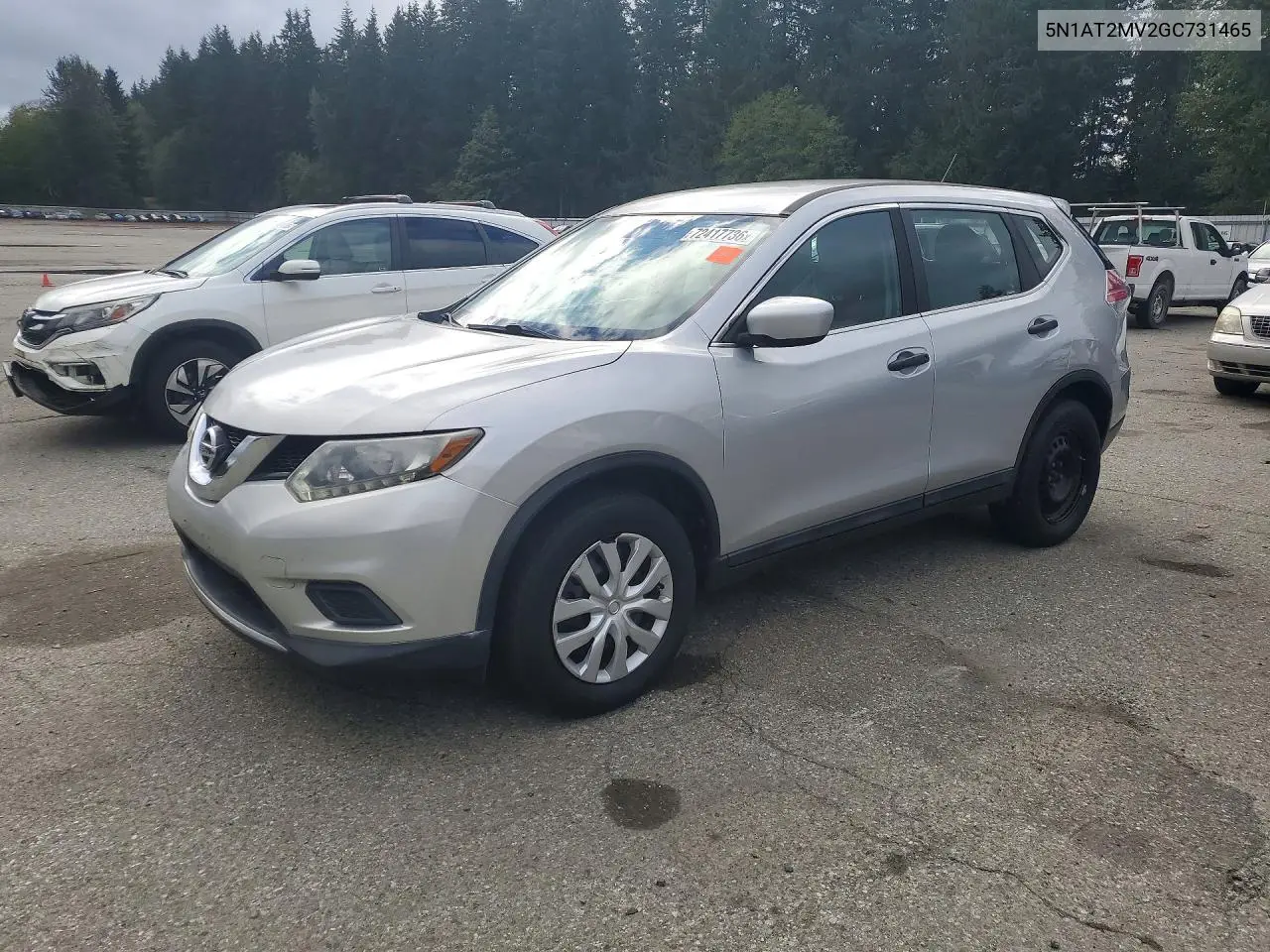2016 Nissan Rogue S VIN 5N1AT2MV2GC731465 фото 1