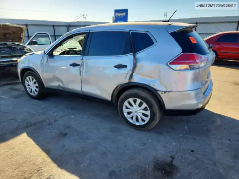 2016 Nissan Rogue S VIN JN8AT2MT7GW028417 фото 2