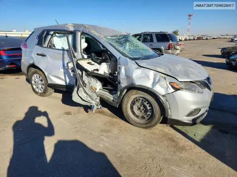 2016 Nissan Rogue S VIN JN8AT2MT7GW028417 фото 4
