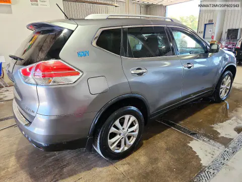 2016 Nissan Rogue Sv VIN KNMAT2MV2GP602543 фото 3