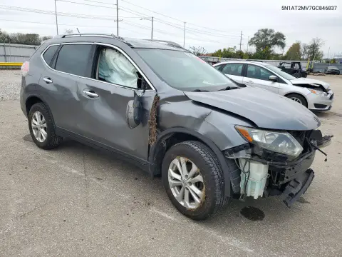2016 Nissan Rogue VIN 5N1AT2MV7GC846837 фото 4