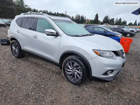 2016 Nissan Rogue Sl VIN 5N1AT2MV2GC918107 фото 4
