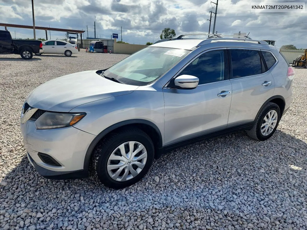2016 Nissan Rogue S VIN KNMAT2MT2GP641342 фото 1