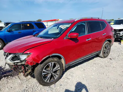 JN8AT2MTXHW407509 — 2017 Nissan Rogue, Передняя часть, фото до ремонта
