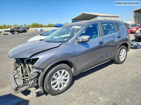 KNMAT2MT5HP514828 — 2017 Nissan Rogue, Передняя часть, фото до ремонта