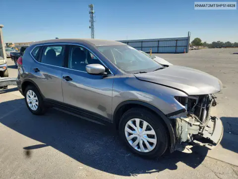 2017 Nissan Rogue S VIN KNMAT2MT5HP514828 фото 4