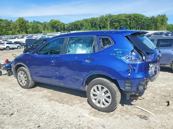 KNMAT2MV5HP596187 — 2017 Nissan Rogue, фото 2 с аукциона Copart, Задняя часть
