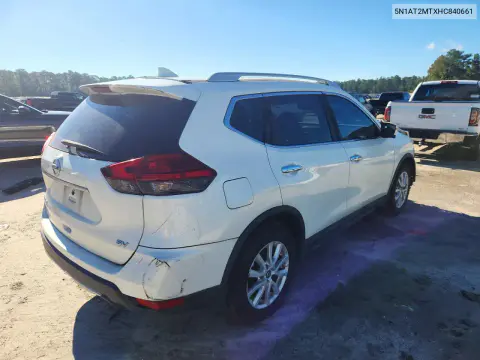 2017 Nissan Rogue Sv VIN 5N1AT2MTXHC840661 фото 3