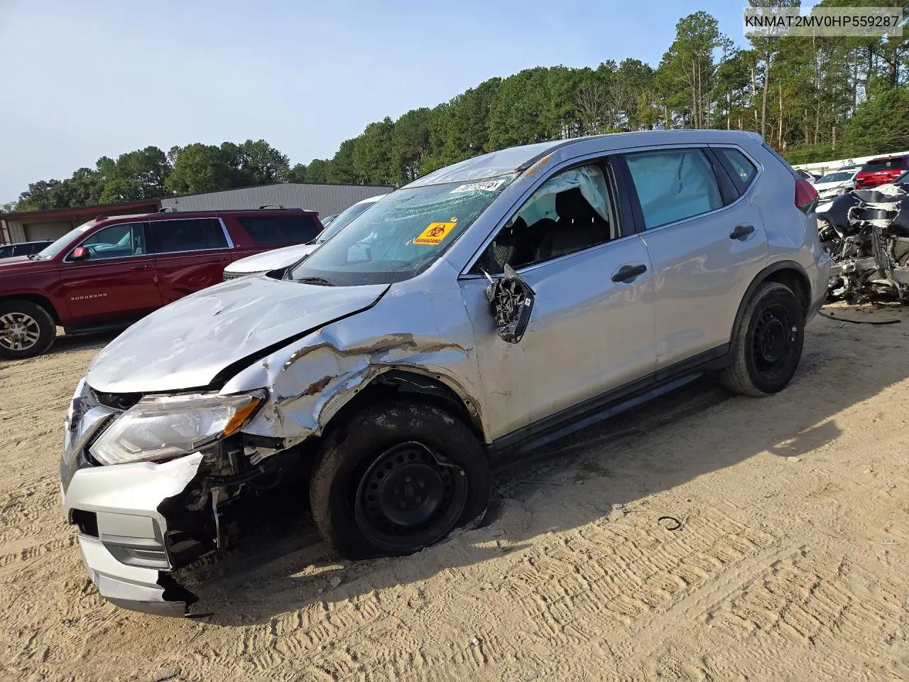 2017 Nissan Rogue S VIN KNMAT2MV0HP559287 фото 1