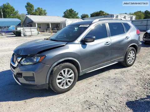 JN8AT2MV8HW273651 — 2017 Nissan Rogue, Передняя часть, фото до ремонта