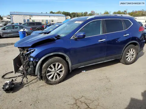 2017 Nissan Rogue Sv VIN JN8AT2MV2HW028179 фото 1