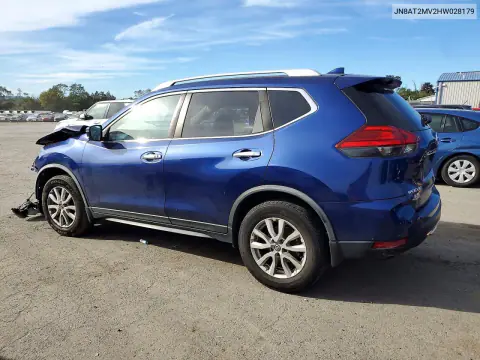 2017 Nissan Rogue Sv VIN JN8AT2MV2HW028179 фото 2