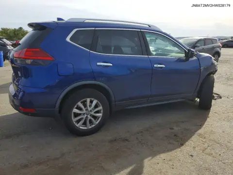 2017 Nissan Rogue Sv VIN JN8AT2MV2HW028179 фото 3