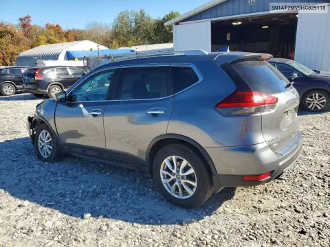 2017 Nissan Rogue Sv VIN 5N1AT2MV9HC829118 фото 2
