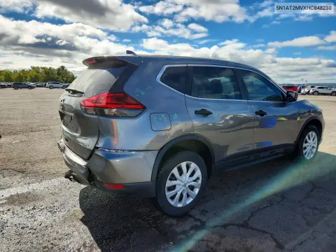 2017 Nissan Rogue S VIN 5N1AT2MVXHC848230 фото 3