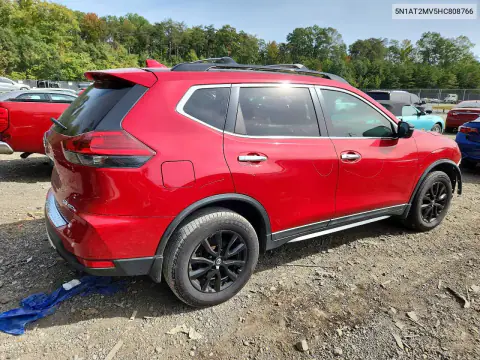2017 Nissan Rogue Sv VIN 5N1AT2MV5HC808766 фото 3