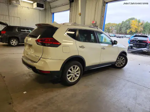 2017 Nissan Rogue Sv VIN JN8AT2MVXHW018998 фото 3