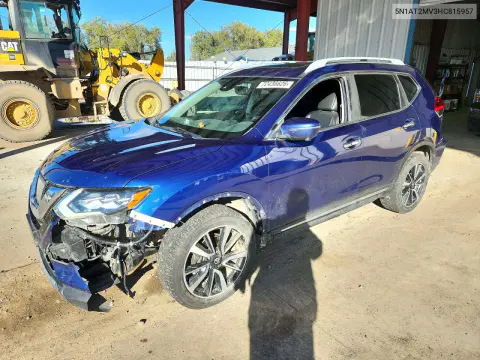 5N1AT2MV3HC815957 — 2017 Nissan Rogue, Передняя часть, фото до ремонта