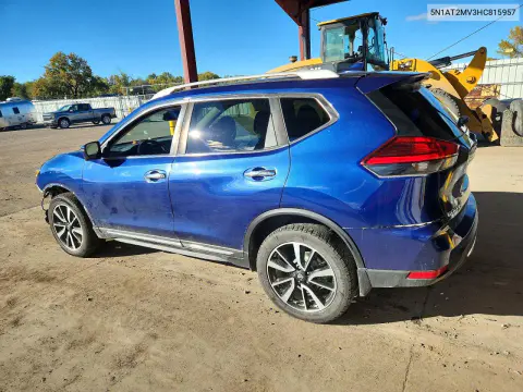 2017 Nissan Rogue S VIN 5N1AT2MV3HC815957 фото 2