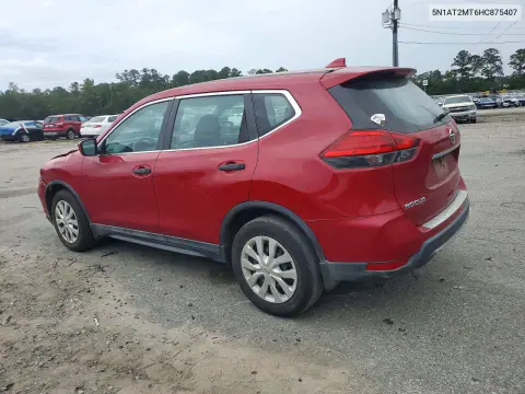 2017 Nissan Rogue S VIN 5N1AT2MT6HC875407 фото 2