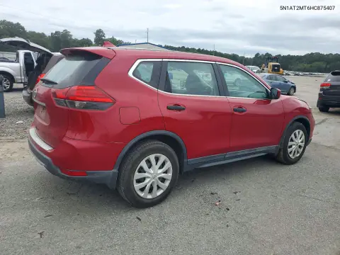 2017 Nissan Rogue S VIN 5N1AT2MT6HC875407 фото 3