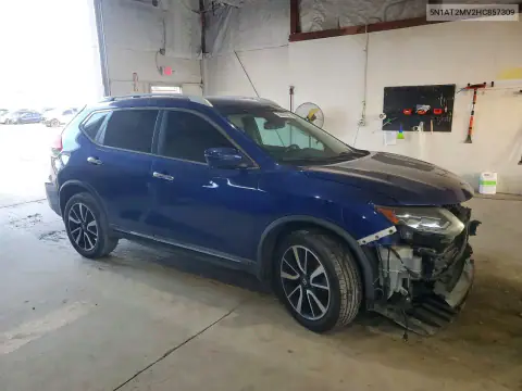 5N1AT2MV2HC857309 — 2017 Nissan Rogue, фото 4 с аукциона Copart 19.10.2026, Передняя часть