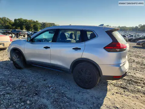 KNMAT2MV0HP514995 — 2017 Nissan Rogue, фото 2 с аукциона Copart, Сторона