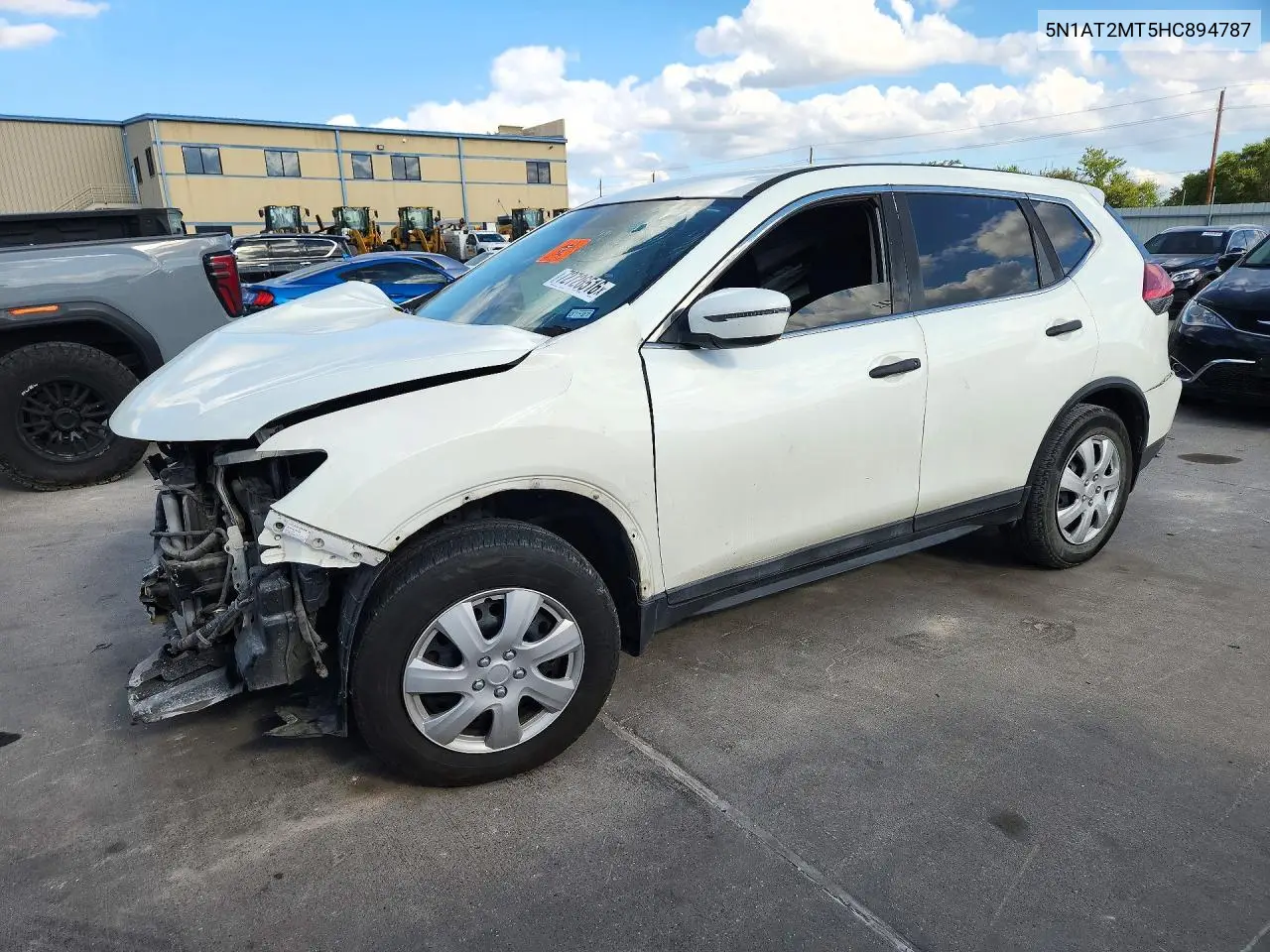 2017 Nissan Rogue S VIN 5N1AT2MT5HC894787 фото 1